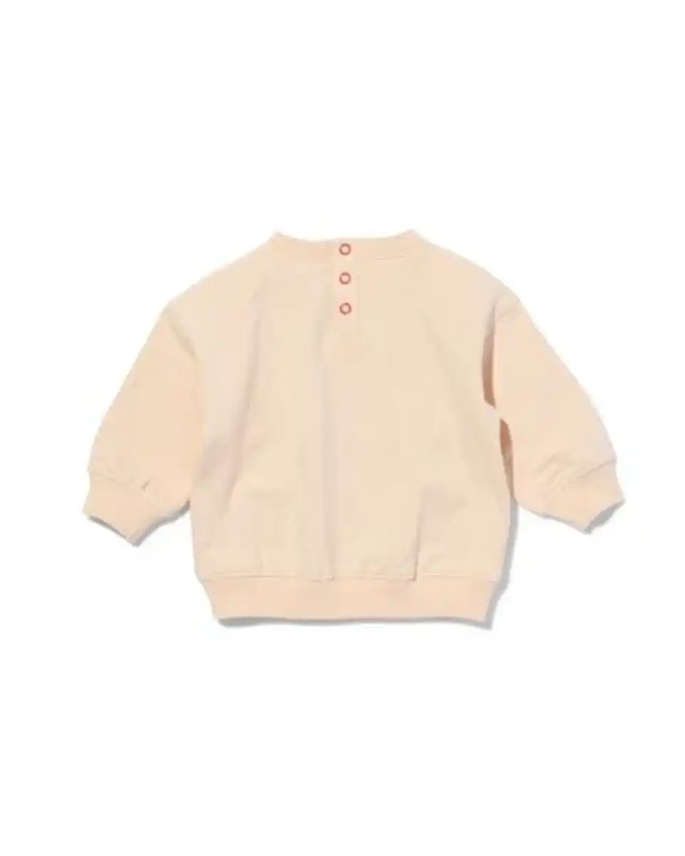 Bild 3 von Babypullover Sweatstoff Beautiful Day pfirsich