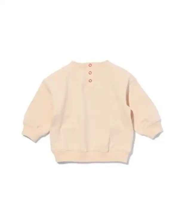 Bild 3 von Babypullover Sweatstoff Beautiful Day pfirsich