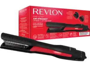 REVLON ONE-STEP AIR STRAIGHT RVDR5330E Multistyler, Schwarz-rot