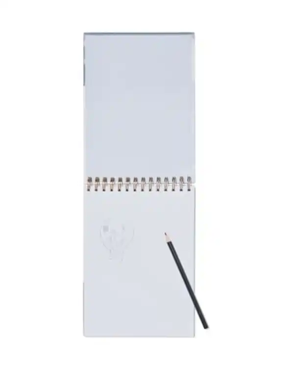 Bild 2 von Skizzenbuch, Spiralbindung, blanko, 25.4 x 18.6 cm, grau