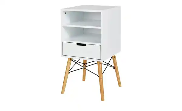 Bild 1 von Kommode  Pineto ¦ weiß ¦ Maße (cm): B: 40 H: 74,5 T: 40 Kommoden & Sideboards > Kommoden - Sconto