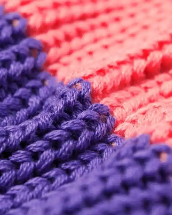 Bild 2 von Strick-Kinderpullover, Streifen rosa