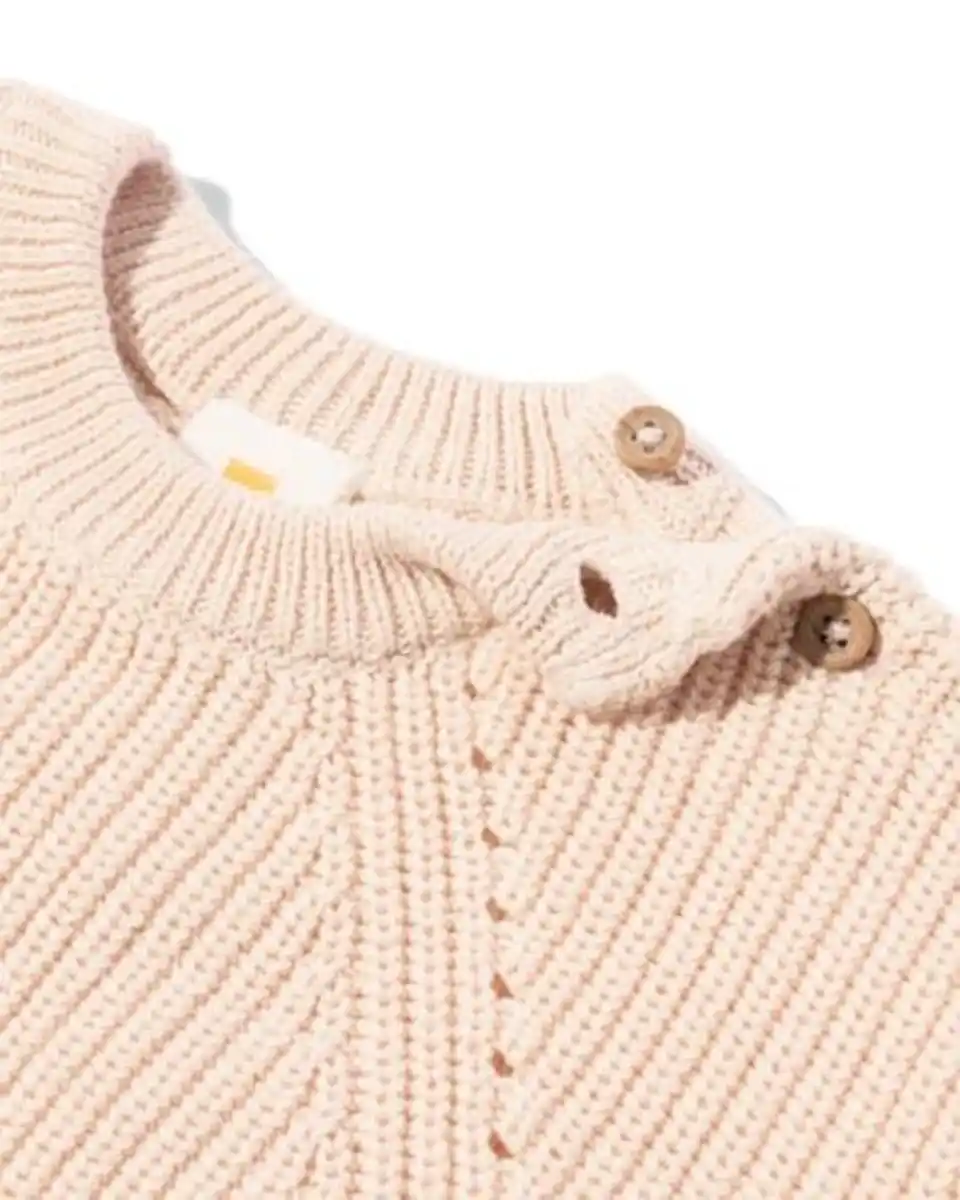 Bild 3 von Baby-Strickpullover ecru