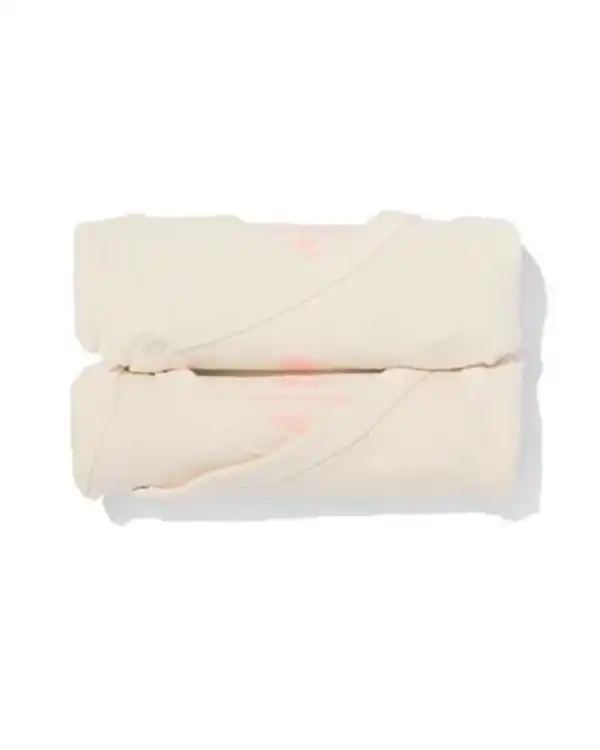 Bild 2 von größenflexibler Newborn-Wickelbody, Feinripp, Elasthan ecru