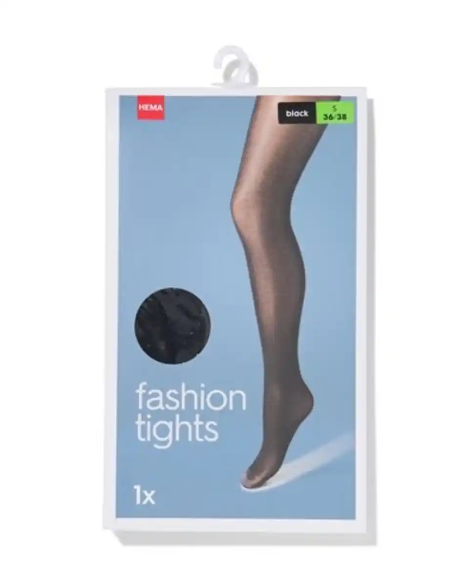 Bild 2 von Strumpfhosen Fashion Glitzer schwarz