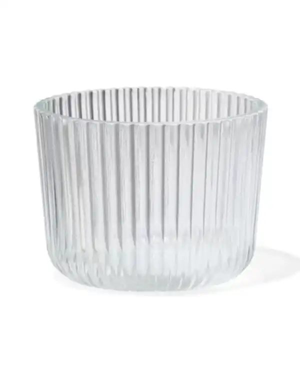 Bild 2 von Teelichthalter M Glas gerippt transparent