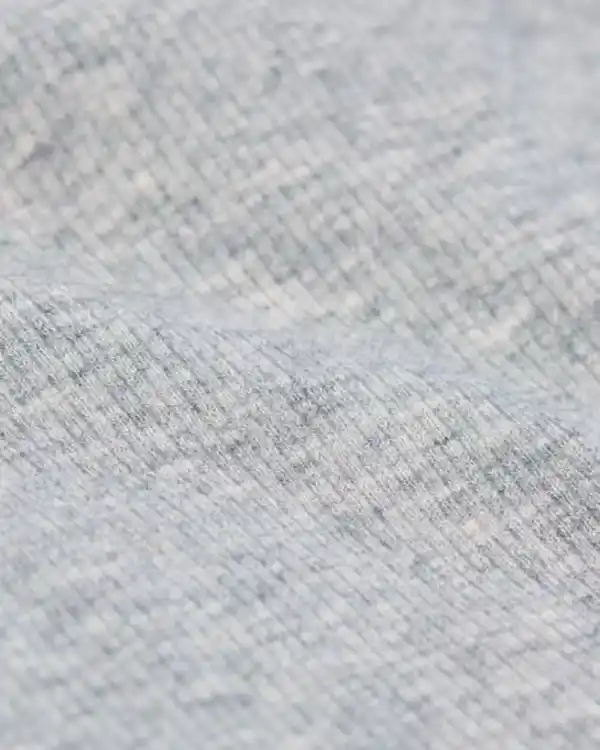 Bild 3 von größenflexibler Newborn-Wickelbody, Feinripp, mit Bambus/Elasthan graumeliert