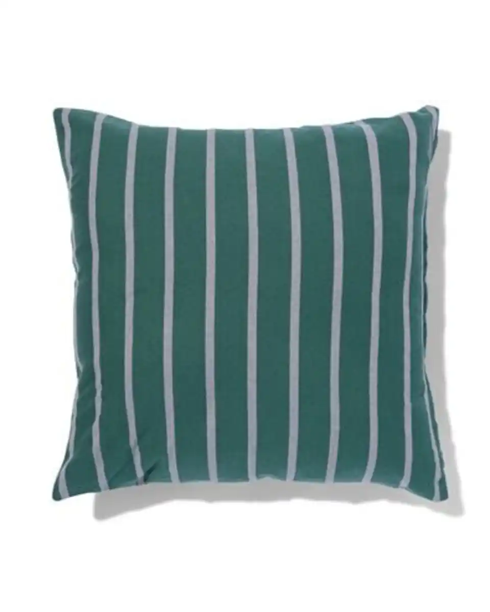 Bild 1 von Kissenbezug 50x50, Streifen, Grün-Rosa