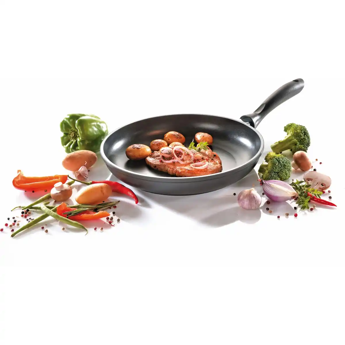 Bild 1 von Aluguss-Pfanne flach LEIPZIG 24 cm