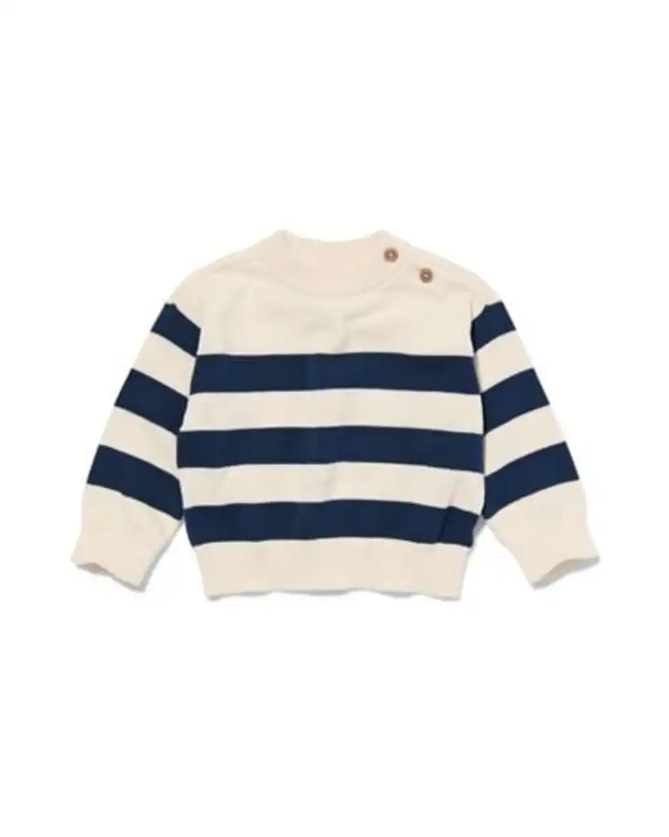 Bild 1 von Baby-Pullover, Streifen blau