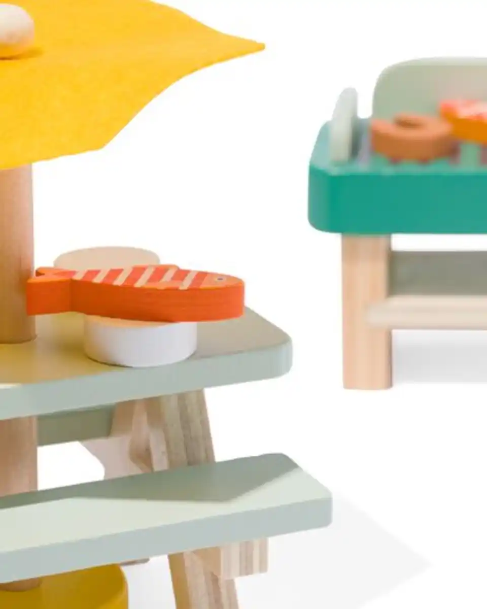 Bild 2 von Grillset, Holz, 11-teilig