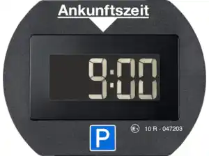 NEEDIT Park Lite elektronische Parkscheibe Schwarz, Schwarz