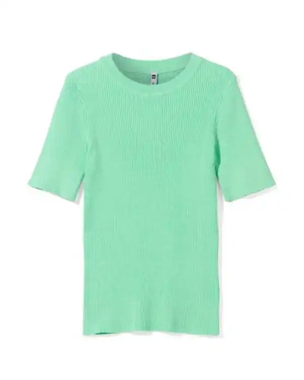 Bild 1 von Damenpullover aus Rippenstrick grün