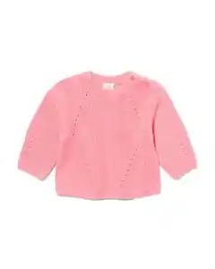 Baby-Strickpullover rosa