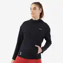 Bild 1 von Damen Tennis Sweatshirt Kapuze - Dry 900 schwarz