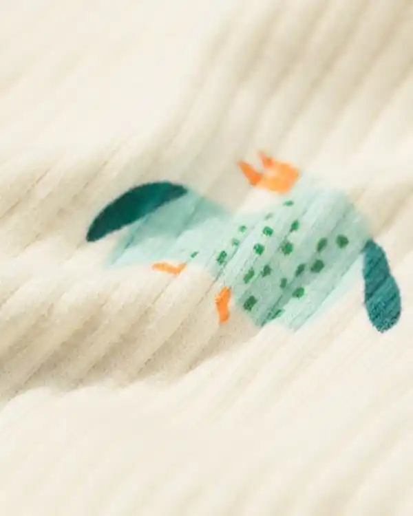 Bild 2 von Pullover für Neugeborene, gerippt mit Gänsen eierschalenfarben