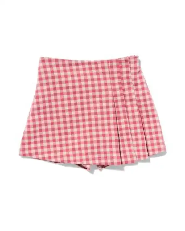 Bild 1 von Kinder-Hosenrock kariert rosa