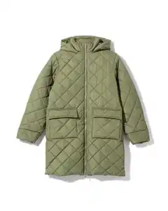 Damenjacke mit Steppung grün