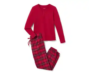 Flanell-Pyjama, kariert