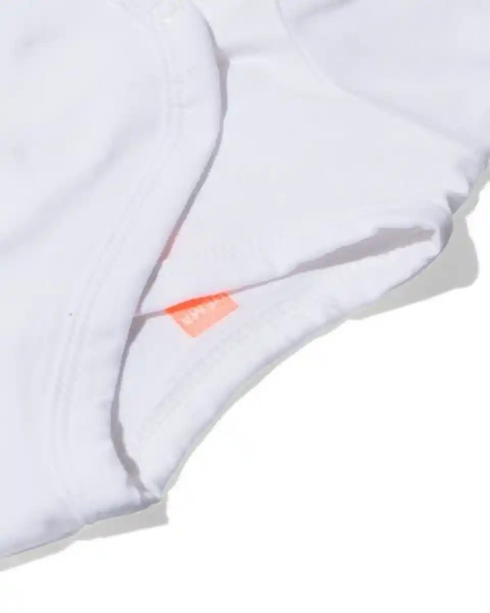 Bild 3 von Überschlag-Bodys - Bio-Baumwollstretch - 2 Stück weiß