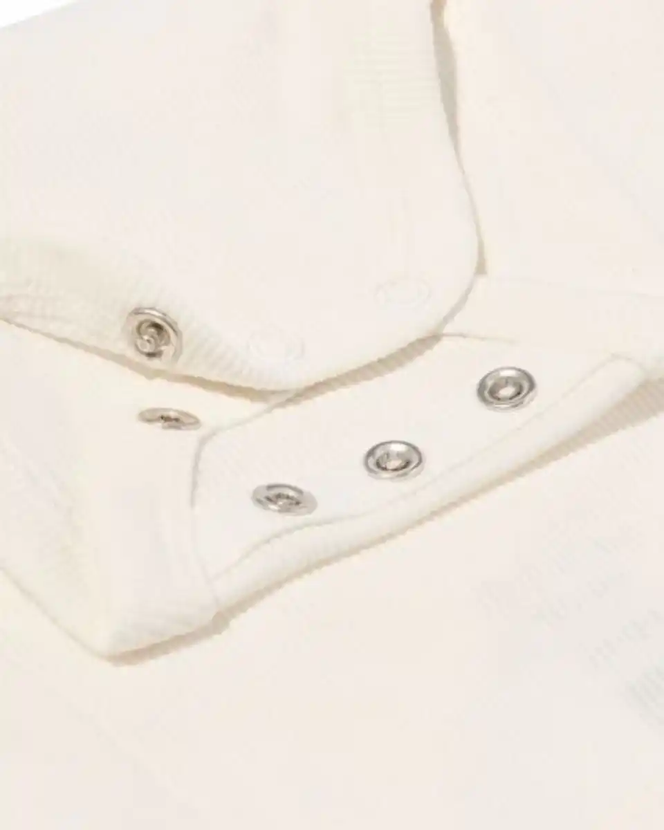 Bild 4 von größenflexibler Newborn-Body, Feinripp, mit Bambus/Elasthan weiß