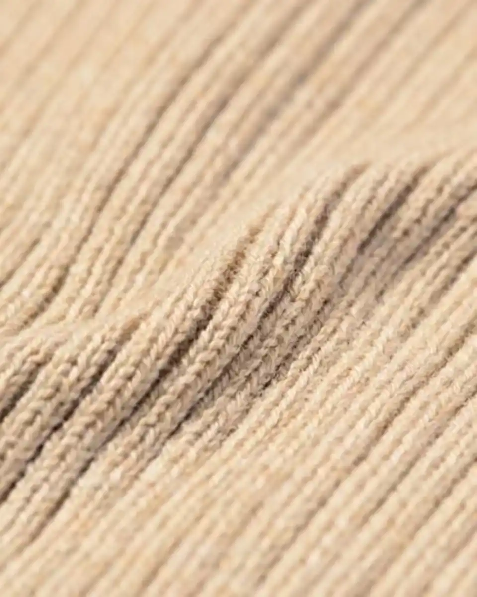 Bild 2 von Strickpullover für Babys mit Kragen sandfarben