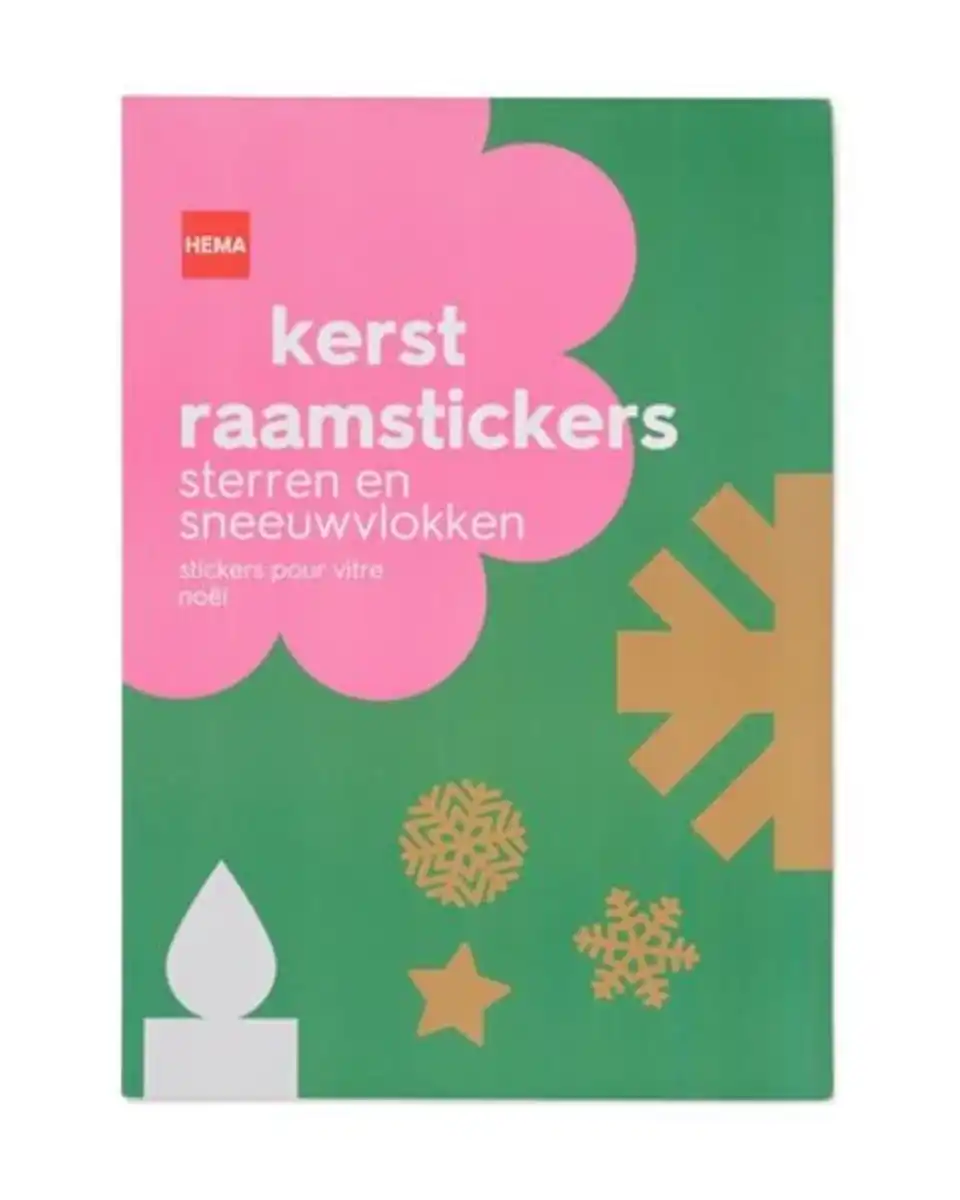 Bild 1 von Fensteraufkleber Schneeflocken