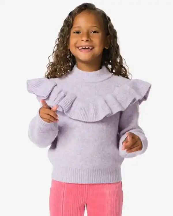 Bild 1 von Kinder-Strickpullover violett