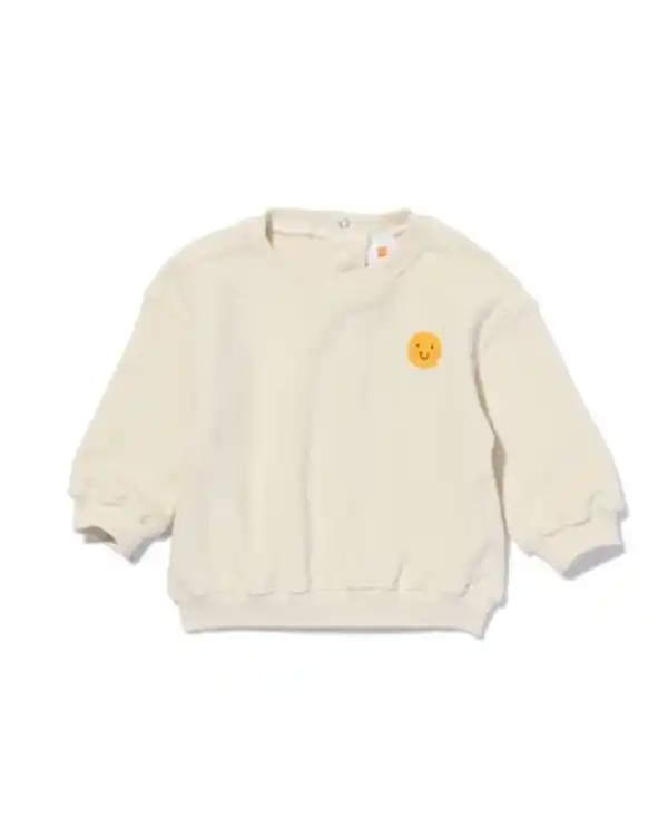 Bild 1 von Baby-Pullover Frottee Smiley ecru