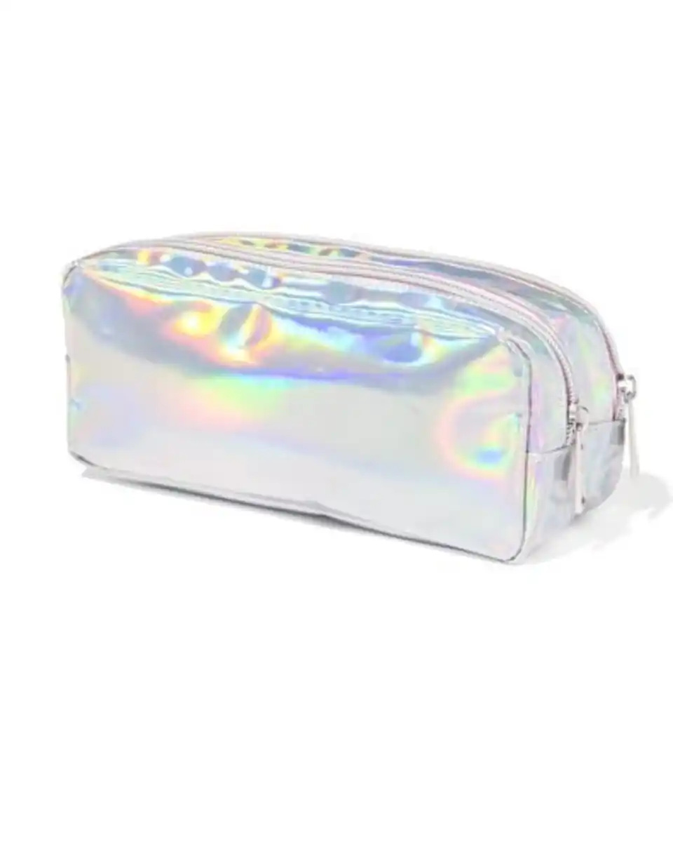 Bild 1 von Federtasche, doppelter Reißverschluss, schillernd