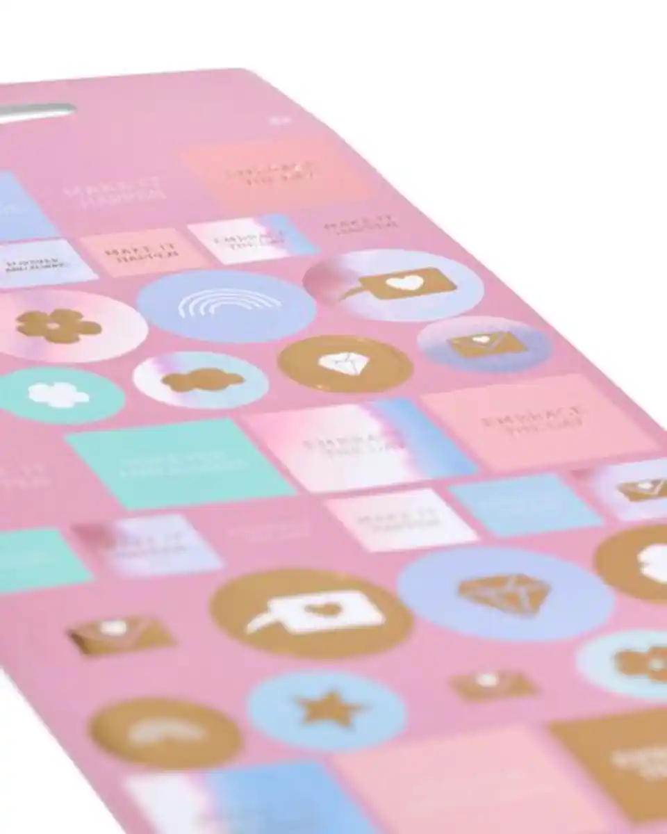 Bild 3 von 3er-Pack Aufkleberbogen, 19 x 10 cm