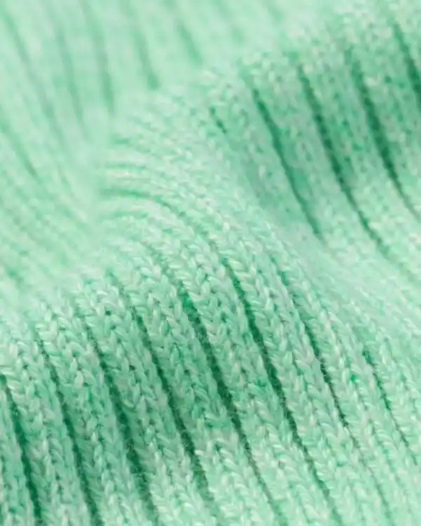 Bild 2 von Damenpullover aus Rippenstrick grün