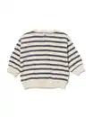 Bild 3 von Baby-Sweatshirt, Streifen ecru