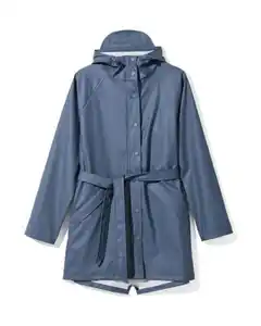 Wasserdichte Regenjacke für Damen blau