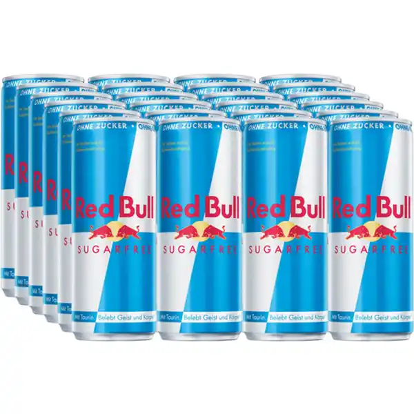 Bild 1 von Red Bull Sugarfree, 24er Pack zzgl. Pfand