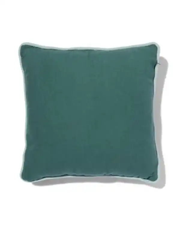 Bild 2 von Velours-Zierkissen mit Bezug in Grün, 40 x 40