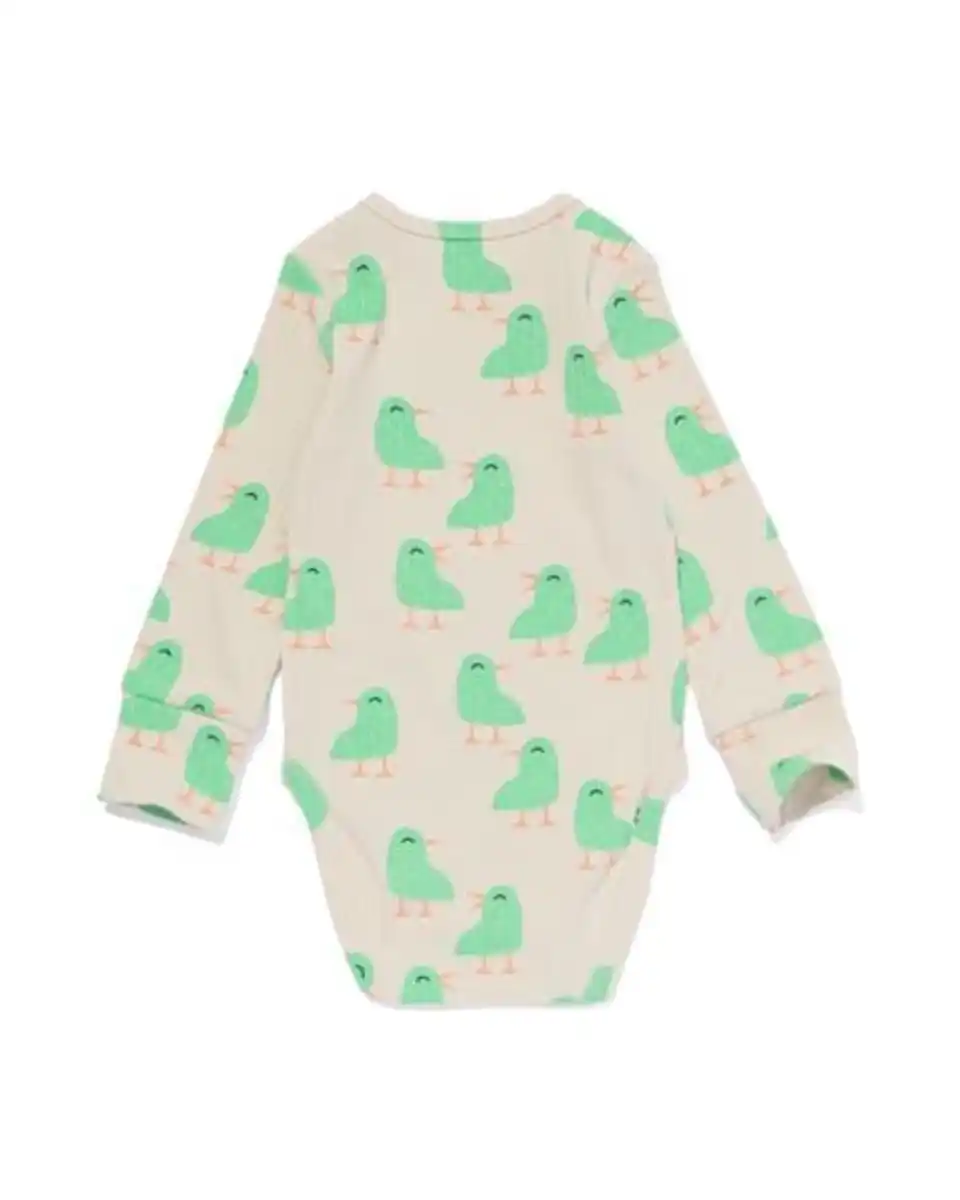 Bild 4 von Gerippter Strampler zum Mitwachsen mit Bambus, Stretch, Küken beige