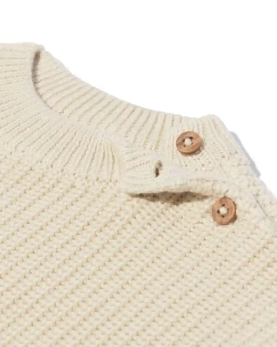 Bild 3 von Strickpullover gestreifter Ärmel ecru