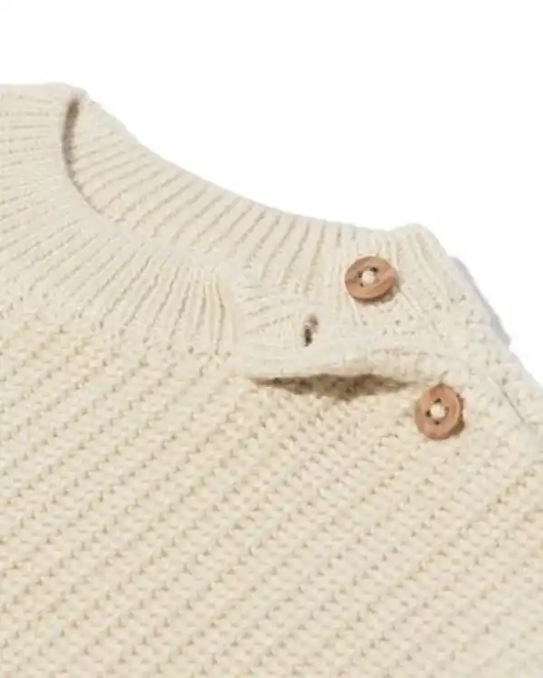 Bild 3 von Strickpullover gestreifter Ärmel ecru