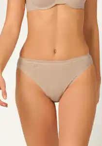 sloggi Jazz-Pants Slips Basic+ Tai 2P (Packung, 2-St) mit elastischer Mäusezähnchenkante