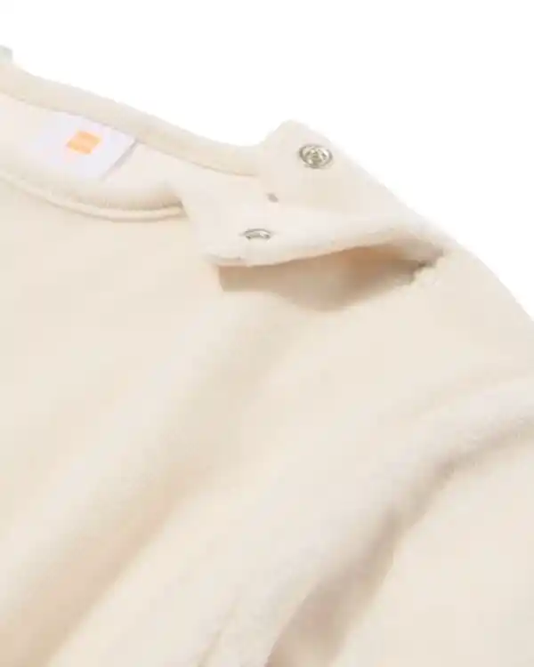 Bild 4 von Sweater für Neugeborene, Samt, Blumen eierschalenfarben