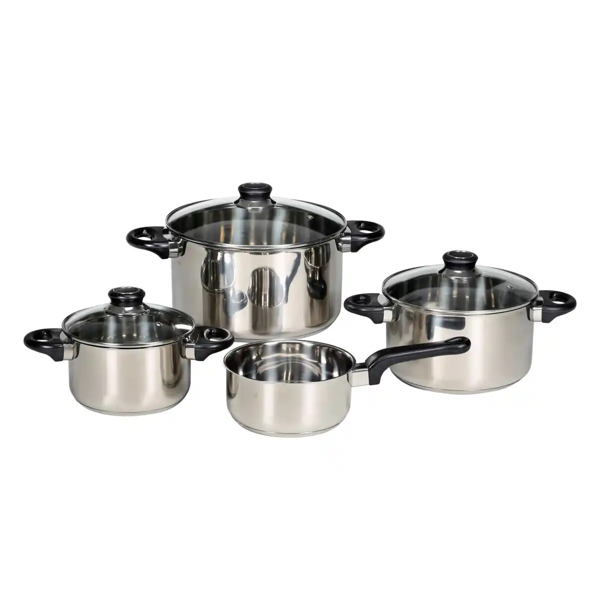 Bild 1 von Edelstahl-Topfset Denver, 4-teilig