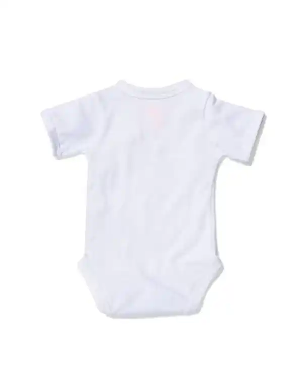 Bild 4 von Überschlag-Bodys - Bio-Baumwollstretch - 2 Stück weiß