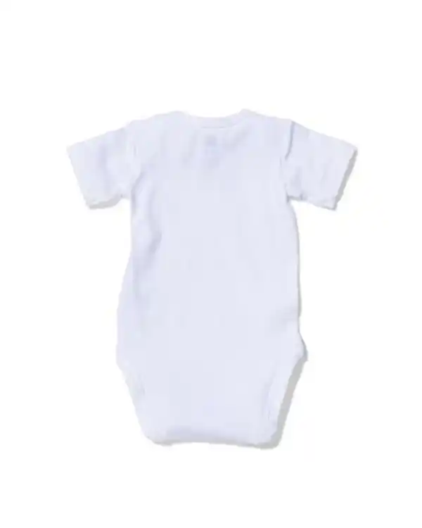 Bild 4 von Zwei Bodys - Bio-Baumwollstretch weiß