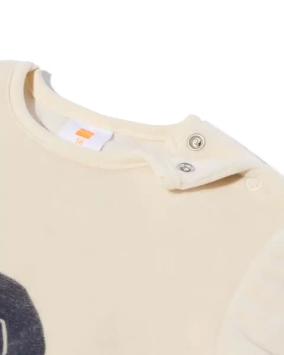 Bild 3 von Babypullover aus Frottee mit Dino ecru