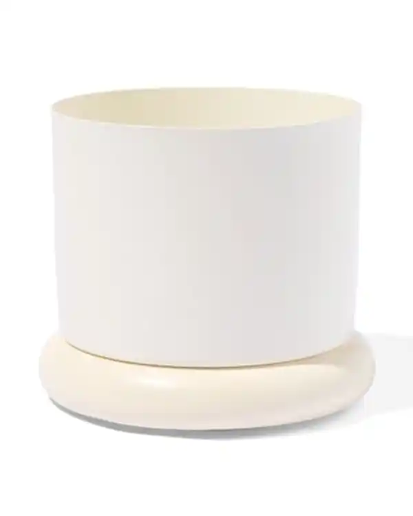 Bild 3 von Blumentopf Ø15,5x12cm, Metall, Weiß