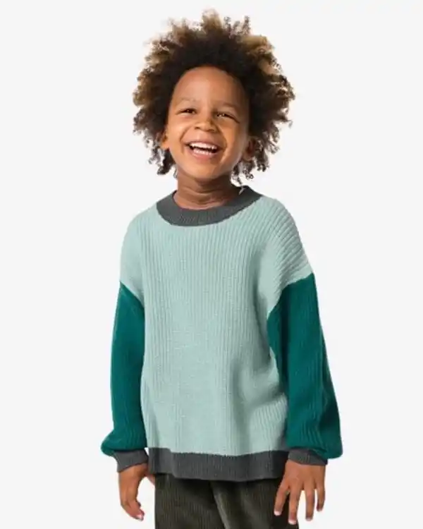 Bild 1 von Kinder-Strickpullover blau