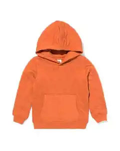 Gesteppter Sweathoodie braun