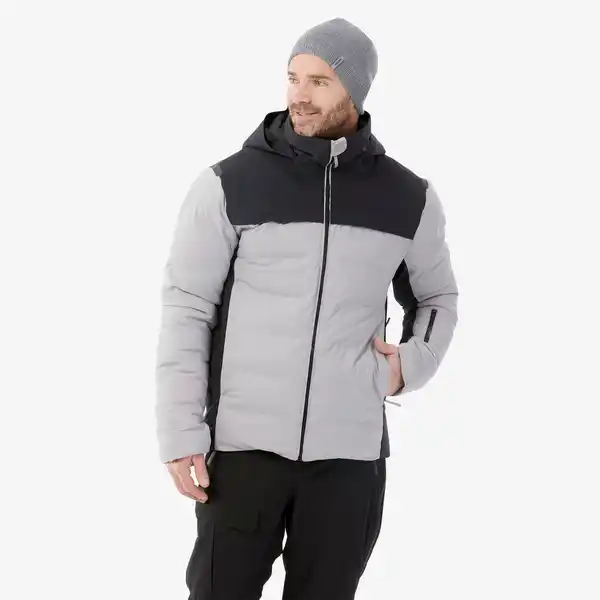 Bild 1 von Skijacke Herren warm - 900 grau/schwarz