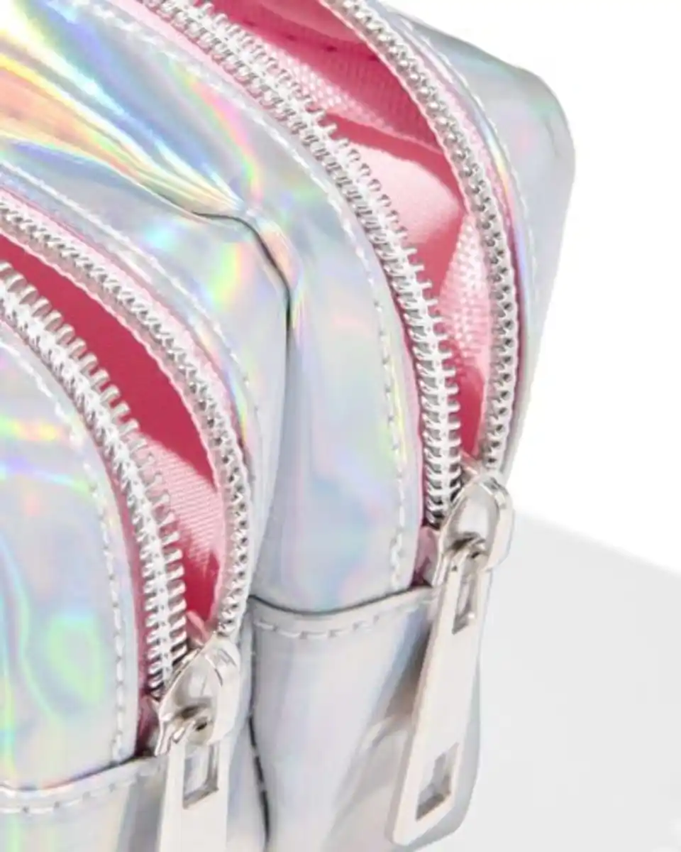 Bild 3 von Federtasche, doppelter Reißverschluss, schillernd